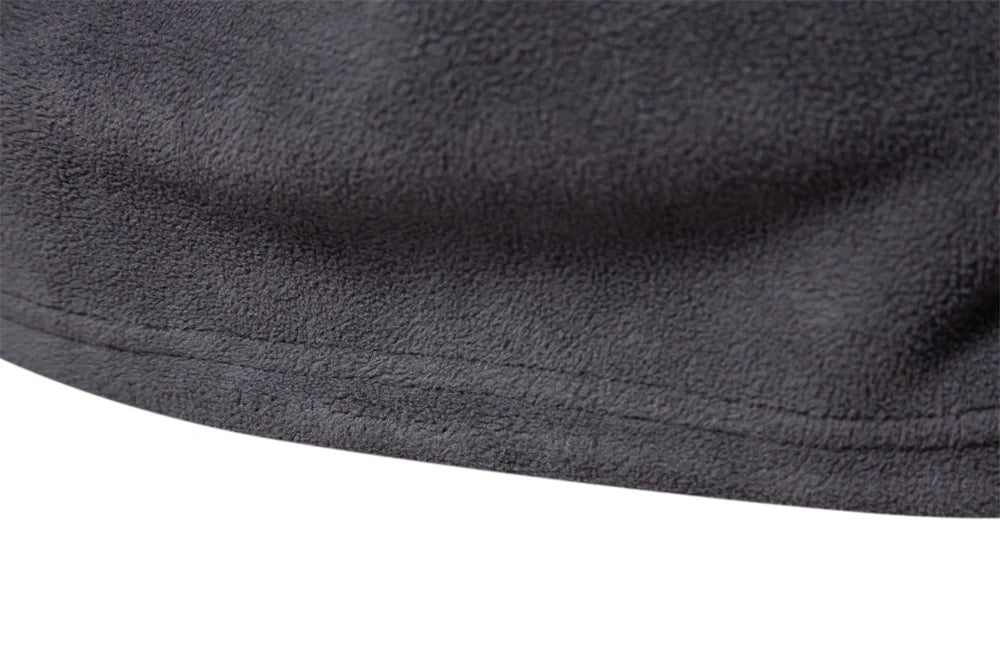 Men’s Fleece Jacket – Thick Warm Softshell Pullover Sweatshirt with Zipper Neck, Casual Winter Jacket