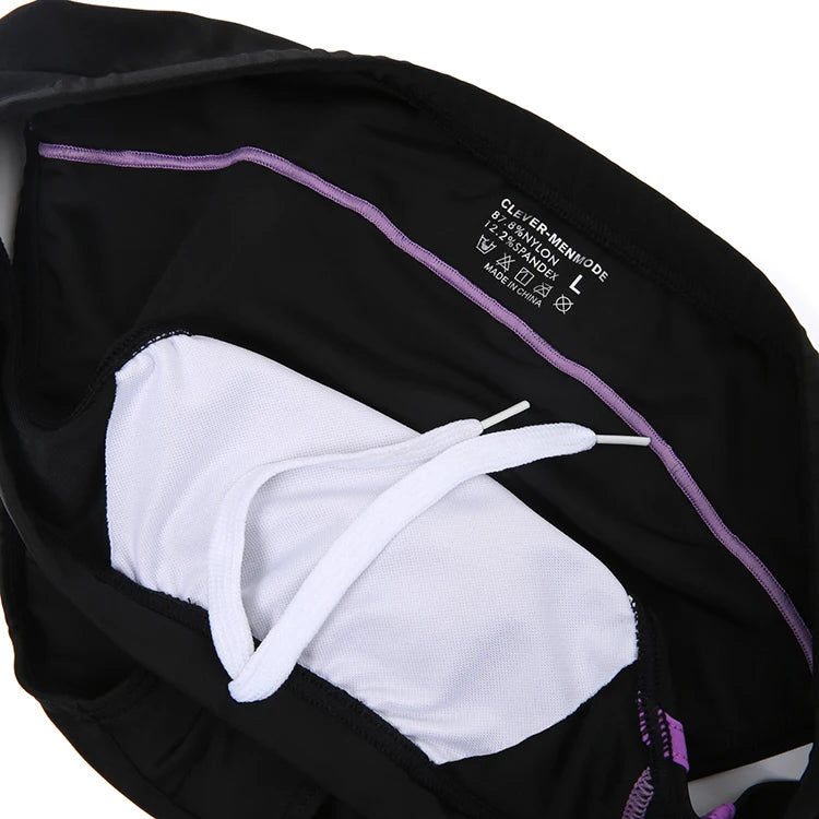 Men Swimming Briefs Drawstring Bathing Suit Shorts Summer Beaches Swimwear Comfortable Bulge Pouch Swim Trunks Pools Bathing