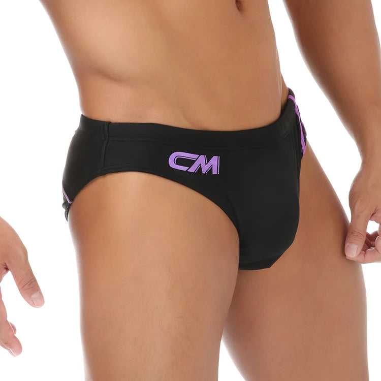 Men Swimming Briefs Drawstring Bathing Suit Shorts Summer Beaches Swimwear Comfortable Bulge Pouch Swim Trunks Pools Bathing