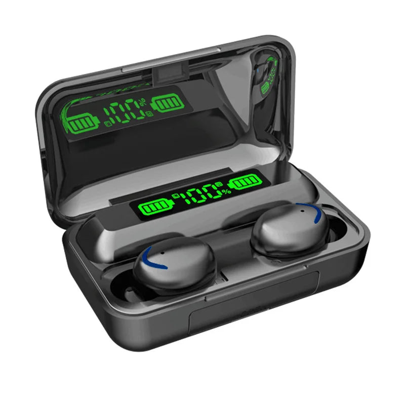 TWS Wireless Earbuds with LED Charging Display, Touch Control & Stereo Sound – Bluetooth In-Ear Headphones for iOS and Android